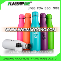 double wall sainless steel vacuum sports bottle in cola shape