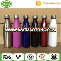 In stock 17OZ/ 500ml vacuum insulated stainless steel cola bottle