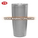 20oz custom logo double walled stainless steel vacuum tumbler with lid